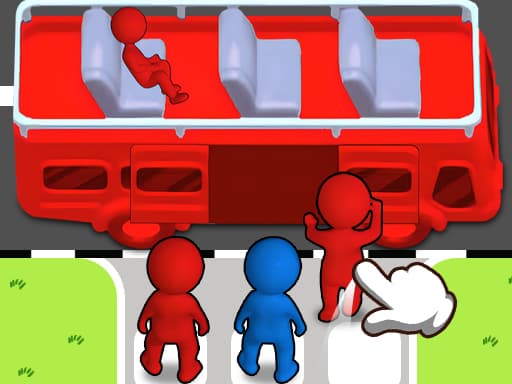 Colorful Bus Puzzle: Match & Sort