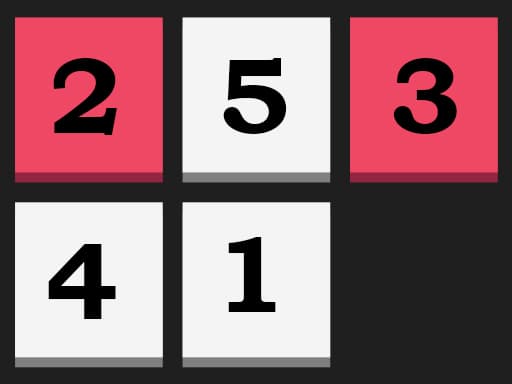 Number Block Slide Puzzle