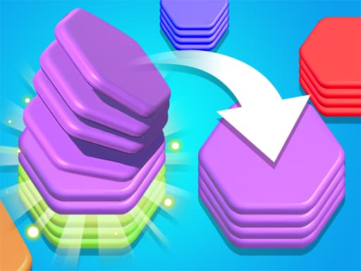Hexa Sort 3D: Merge Puzzle Mastery