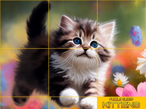 Slide into Fun with Kitten Puzzles