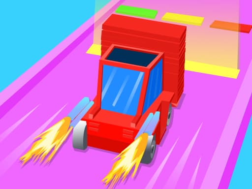 Colorful Truck Stacking Challenge