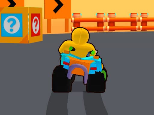 Thrilling 3D Go-Kart Racing with Power-Ups