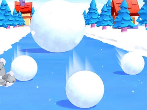 Winter Rush: Snowball Racing