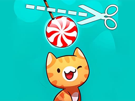Cat Candy Rope Puzzle