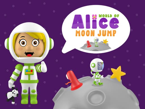 Alice's Moon Jump Adventure