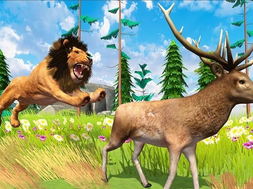 Lion Hunt 2024: Wild Survival