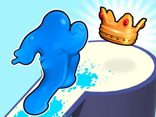 Colorful Blob Race: Bridge to Victory