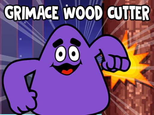 Grimace's Birthday Bash: Wood Chopping Fun