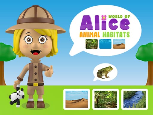 Alice's Animal Adventure: Explore Habitats