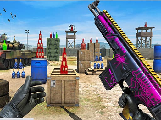 Bottle Blast: Precision Shooting Challenge