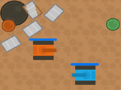 Tank Battle: Two-Player Showdown