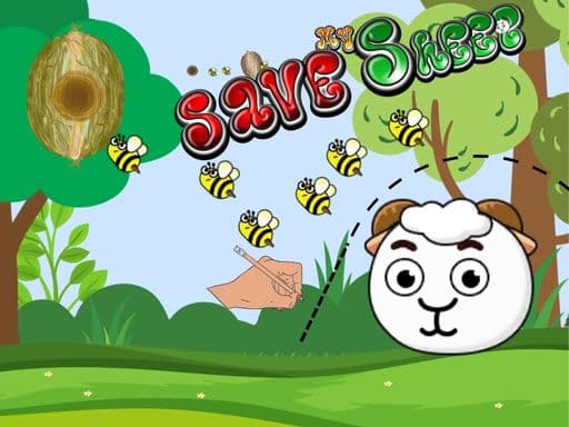 Rescue Sheep: Draw & Protect