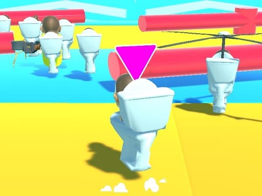 Hilarious Jellybean Race: Skibidi Toilet Challenge