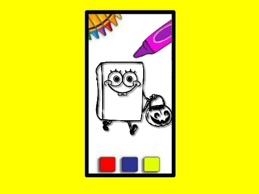SpobgeBob's Halloween Coloring Adventure