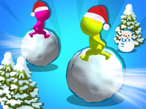 Festive Snowball Battle: Last Stickman Standing