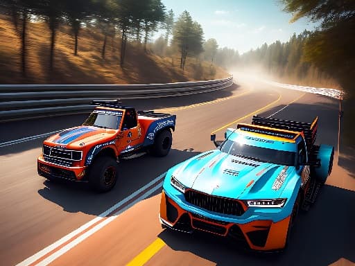 Thrilling Top-Down Truck Racing Adventure