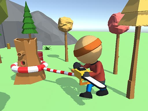 Timber Challenge: 3D Woodcutting Adventure