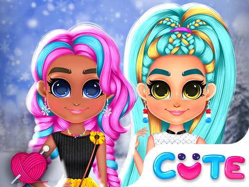 Winter Knit Fashion: Style with Hairdorables