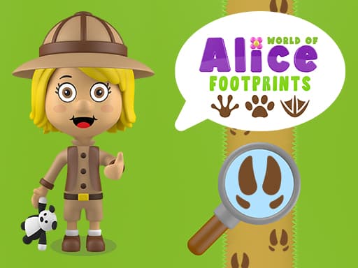 Alice's World: Discover Animal Footprints