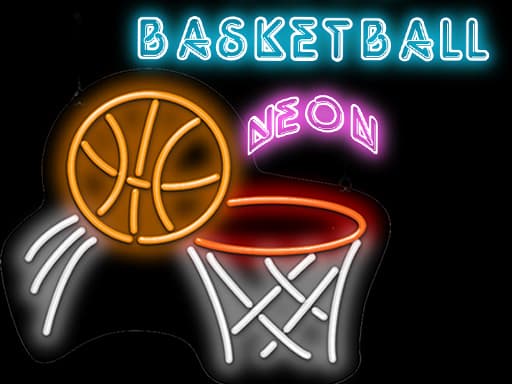 Neon Swipe: Basketball Challenge