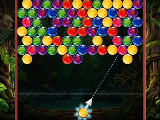 Jungle Bubble Pop: Colorful Adventure