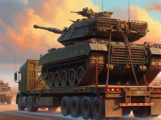 Armored Convoy: Tank Transporter Challenge