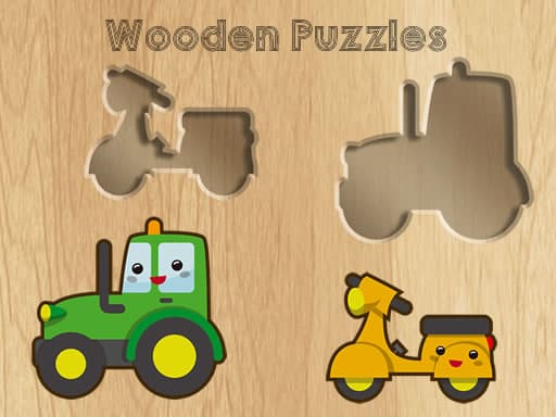 Wooden Shapes Puzzle - Fun Learning for Kids