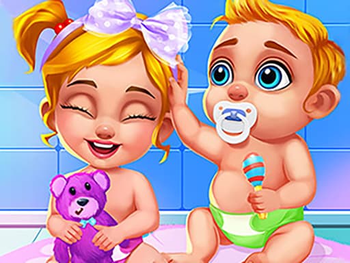 Care for Adorable Twin Babies