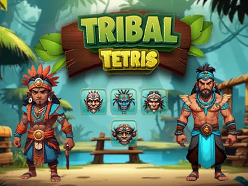 Tribal Tetris: Match Masks, Create Patterns
