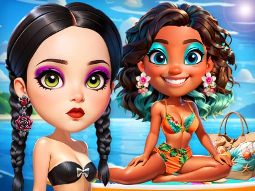 Beach Style Blitz: Ocean Fashion Adventure