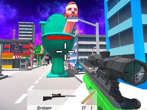 Skibidi Toilet: Hilarious FPS Survival