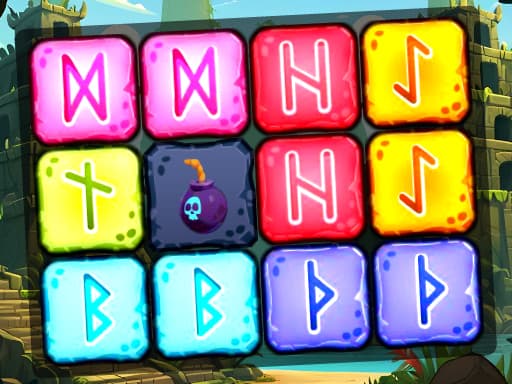 Runic Block Blast: Chain Reaction Puzzle