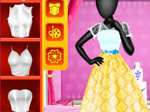 Snow Queen Dress Design: Fashion Studio 2