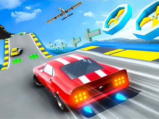 Sky-High Drifts: Car Smash Adventure