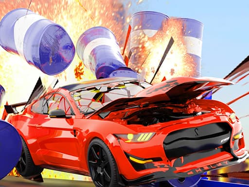 Thrilling Stunt Car Races: Mega Ramps