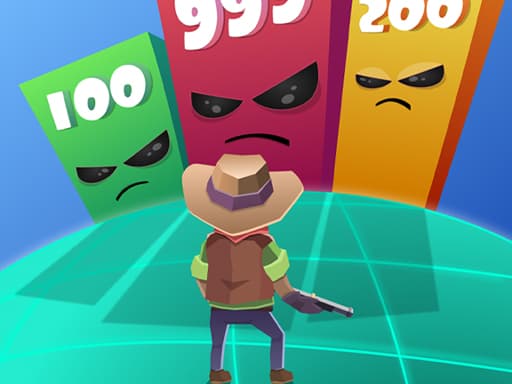 3D Block Shooter: Strategic Rush