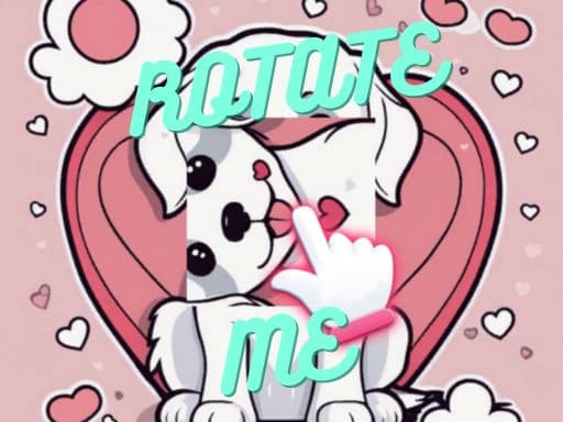 Adorable Animal Puzzle: Rotate & Reveal