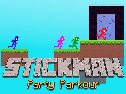 Stickman Parkour: Team Challenge