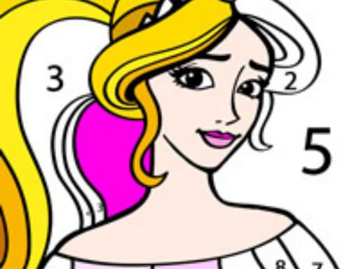Color by Number: Princess Art
