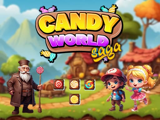 Candy World Saga: Sweet Match Adventure
