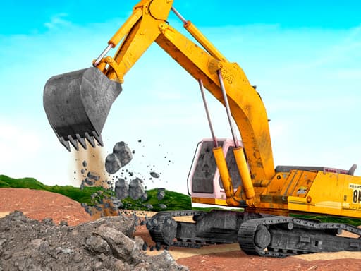 JCB Excavator Simulator: Build & Customize