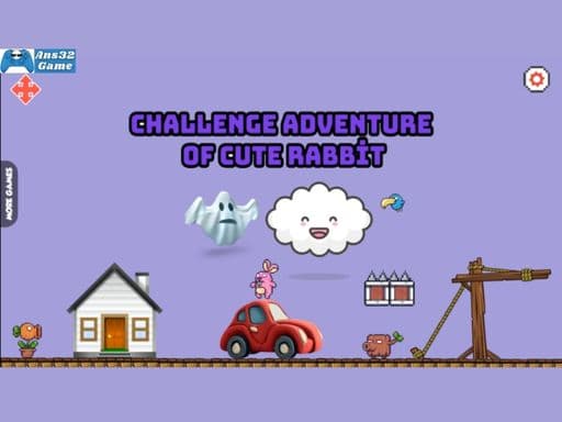 Cute Rabbit's Thrilling Adventure
