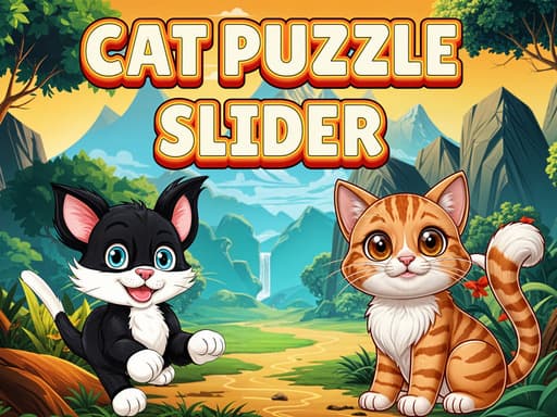 Adorable Cat Puzzle: Slide & Solve