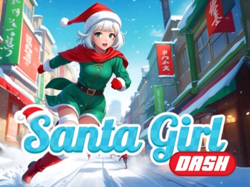Festive Dash: Santa's Daughter Adventure