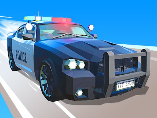Police Chase: High-Speed Pursuit