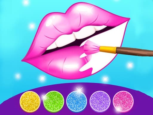 Glitter Lips: Creative Makeup Art