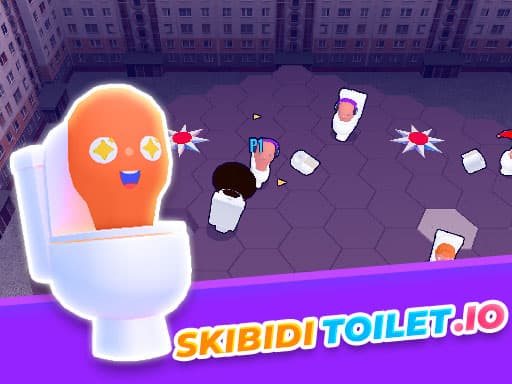 Toilet Head Chaos: Skibidi IO Battle