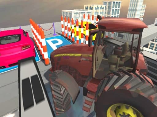 Sky-High Tractor Parking Challenge