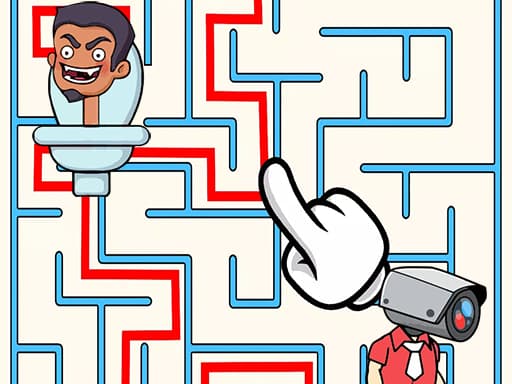 Skibidi Maze: Navigate the Labyrinth