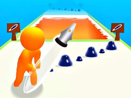 Robot Parkour Rush: Draw to Victory